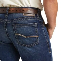 Ariat Mens M1 Vintage Stretch Esteban Stackable Straight Leg Jean -Bisley Shop 10039860 02