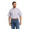 Ariat Mens Wrinkle Free Nasir Classic Fit Shirt -Bisley Shop 10040545 front
