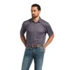 Ariat Mens All Over Print Polo -Bisley Shop 10040604 front