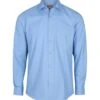 Gloweave Mens Premium Poplin Long Sleeve Shirt - French Blue -Bisley Shop 1272L FRENCH BLUE