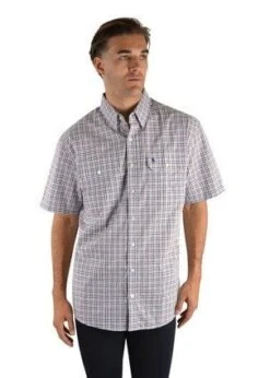 Thomas Cook Mens Brae Check 2 Pocket Shirt