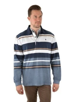 Thomas Cook Mens Rowan Stripe Rugby