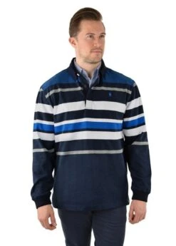 Thomas Cook Mens Walker Stripe Rugby
