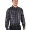 Thomas Cook Mens Mansfield Thermal Check Double Pocket Shirt -Bisley Shop 5034