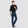 Levis 516 Straight Fit Jeans (Blue Black) 1 Levis 516 Straight Fit Jeans (Blue Black) -Bisley Shop 505160018 10 Model Front