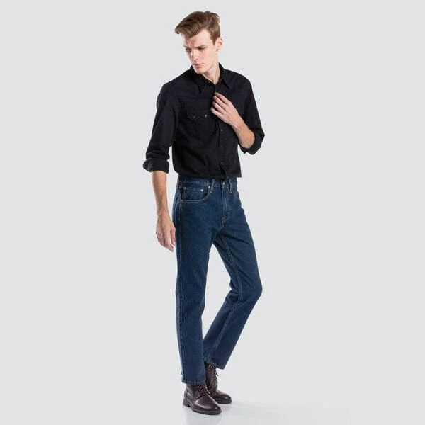 Levis 516 Straight Fit Jeans (Blue Black) 3 Levis 516 Straight Fit Jeans (Blue Black)