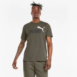 Puma Mens Essential 2 Colour Logo Tee -Bisley Shop 586759 44 mod01
