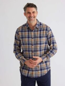 Breakaway Mens Ford Cotton Brush Shirt