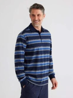 Breakaway Mens Dougal Kinnersly Jersey Polo -Bisley Shop BA62141 INK 02