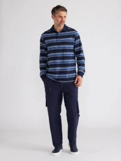 Breakaway Mens Dougal Kinnersly Jersey Polo -Bisley Shop BA62141 INK 04