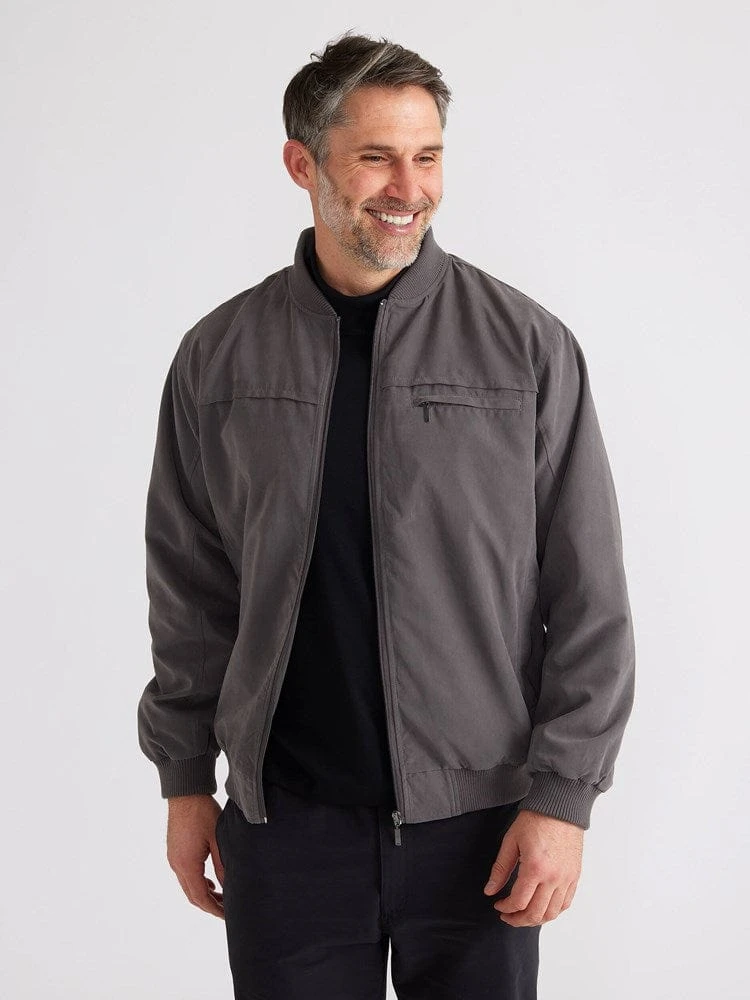 Breakaway Mens Microfibre Bomber Jacket 7 Breakaway Mens Microfibre Bomber Jacket - Image 5
