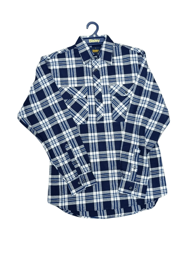 Bisley Mens Closed Front Flannelette Shirts 4 Bisley Mens Closed Front Flannelette Shirts - Image 2