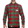 NRL Rabbitohs 'Lumberjack' Flannel Shirt -Bisley Shop NRLRA82FA