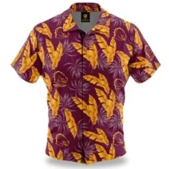 NRL 'Paradise' Hawaiian Shirt - Broncos