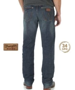 Wrangler Mens Slim Straight Jean