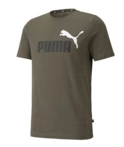 Puma Mens Essential 2 Colour Logo Tee