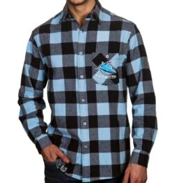 NRL Sharks 'Lumberjack' Flannel Shirt