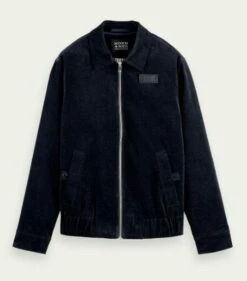 Scotch & Soda Mens Zip Through Corduroy Blouson