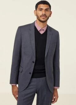 NNT Mens Sharkskin 2 Button Jacket