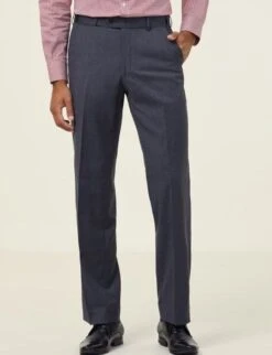 NNT Mens Sharkskin Flat Front Pant