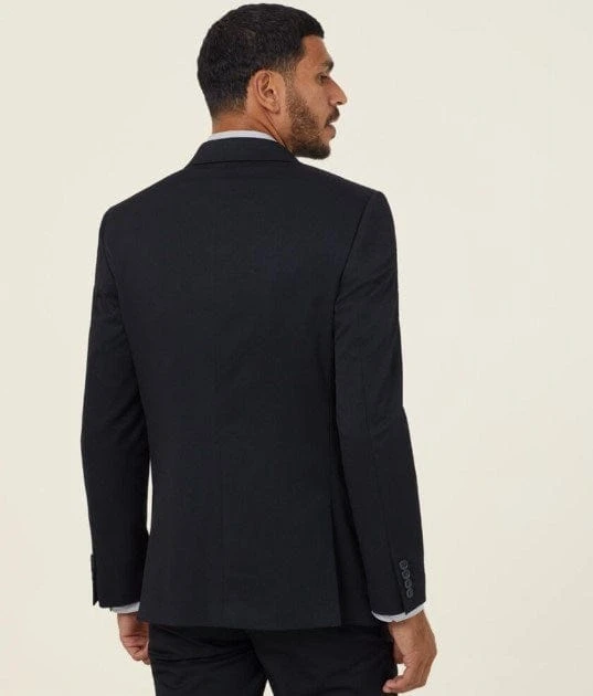 NNT Mens Poly Viscose Stretch Twill 2 Button Jacket 4 NNT Mens Poly Viscose Stretch Twill 2 Button Jacket - Image 2