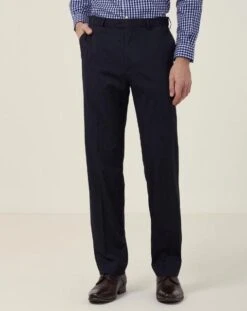 NNT Mens Poly Viscose Stretch Twill Secret Waist Pant