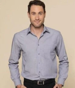 Gloweave Mens Smith End On End Long Sleeve Shirt