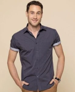 Gloweave Mens Smith End On End Short Sleeve Shirt