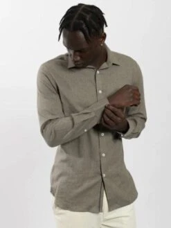 James Harper Mens Flannel Cotton Marle