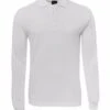 JB's Mens Long Sleeve Polo -Bisley Shop WHITE XL