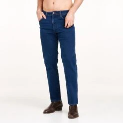 Wrangler Mens Classic Slim Straight Jean - Indigo