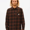 Rip Curl Quality Surf Products Flannel -Bisley Shop chocflannel