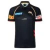Classic NRL Dolphins Men's Media Polo -Bisley Shop dolphins 20polo 20front