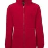 JB's Mens Full Zip Polar Fleece Jacket -Bisley Shop red jacket