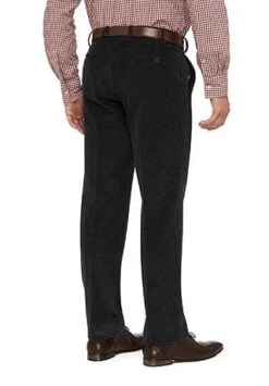 City Club Sutton 12W Cord Pant (Charcoal) -Bisley Shop sutton12wc chr 01