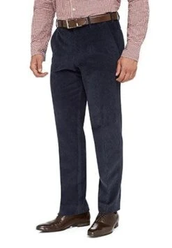 City Club Sutton 12W Cord Pant (Navy)