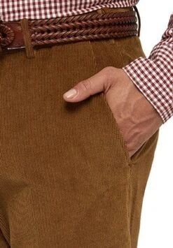 City Club Sutton 12W Cord Pant (Tan) -Bisley Shop sutton12wc tan 02