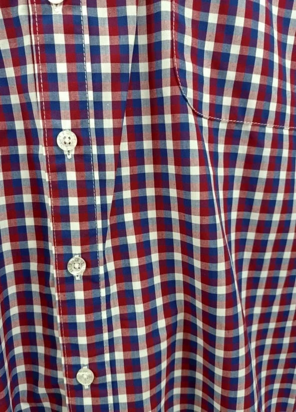 Bisley Mens Red/Blue Check Shirt 4 Bisley Mens Red/Blue Check Shirt - Image 2