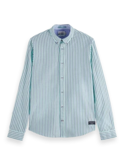 Scotch & Soda Mens Slim Fit Striped Cotton Popli 11 Scotch & Soda Mens Slim Fit Striped Cotton Popli -Bisley Shop webimage C6BE3294 6619 4856 BED0FCFA40B153F3