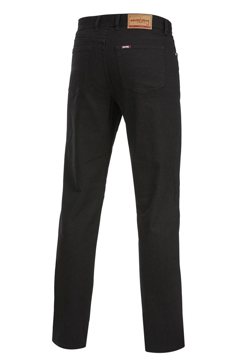 Mustang Regular Stretch Jeans (Black) 4 Mustang Regular Stretch Jeans (Black) - Image 2